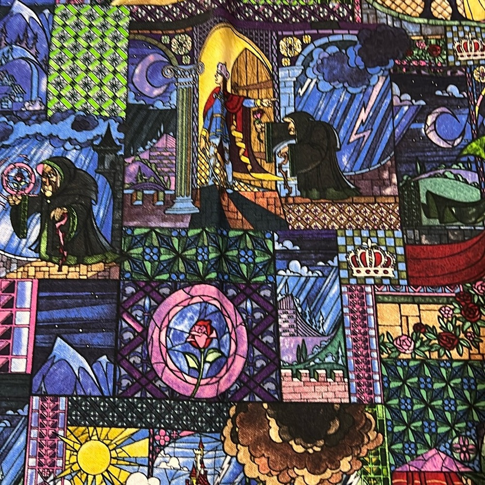 Handmade Beauty and The Beast Table Runner